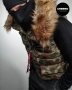 Мъжки камуфлажен елек с качулка ALPHA INDUSTRIES Camouflage Hooded Field Vest L•M  Нов без етикети , снимка 2
