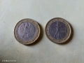 1 Евро Euro Германия Испания, снимка 1