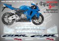 HONDA CBR 600RR 2005 - BLUE VERSION STICKER SET SM-H-CBR 600RR-BLV-05