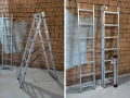 Стълба алуминиева трираменна 3х7 4.76м 150кг, снимка 4