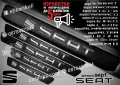 ПРАГОВЕ карбон SEAT CUPRA фолио стикери sepcu, снимка 2