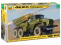 1:35 Съветска ракетна установка BM-21 GRAD ROCKET LAUNCHER, снимка 1