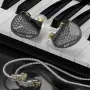 Чисто Нови Аудиофилски слушалки KZ AS16 PRO (In-Ear) | Cyan (Синьо-зелен) | Без микрофон  , снимка 9
