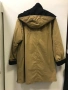Дамско зимно яке с качулка - цвят "горчица", снимка 3