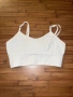 бежово-бял спортен сутиен за жени, снимка 1