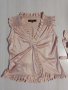 Красива бежова риза с камъни М, снимка 2