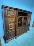 Уникален шкаф - витрина от дъбов масив, снимка 3