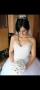 Сватбена рокля с корсет от мъниста и цялата в брукат, снимка 10
