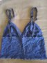Бюстие тъмносиня дантела ново S-М, снимка 5