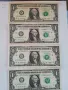 банкноти от по 1 долар с интересни номера, снимка 2