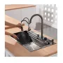Мивка за кухня Bliote 3, пиано бутони, водопад и Smart смесител, снимка 2