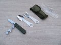Туристически комплект хранене на Испанската армия нож вилица лъжица военен , снимка 1 - Други инструменти - 38850746