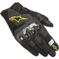 Къси Мото ръкавици за мотор ALPINESTARS SMX-1 AIR V2 BLACK/ FLUO, снимка 1 - Аксесоари и консумативи - 40819503