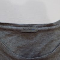Тениска calvin klein ck риза потник блуза фанела оригинал мъжка сива М, снимка 4 - Тениски - 41186787