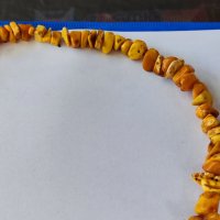 Кехлибар кехлибарен гердан, снимка 4 - Колиета, медальони, синджири - 44192493