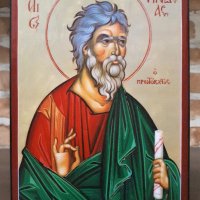 Икона на Свети Андрей Първозвани icona Sveti Andrei Parvozvani, снимка 1 - Картини - 14909723