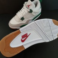 Nike Air Jordan 4 Retro Pine Green Original Нови Оригинални Мъжки Обувки Кецове Маратонки Размер 44 , снимка 7 - Кецове - 40328259