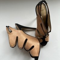 Обувки на висок ток в телесен цвят - Номер 39, снимка 7 - Дамски обувки на ток - 11115510
