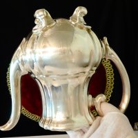 Кана WMF,посребрен порцелан,барок. , снимка 8 - Антикварни и старинни предмети - 41612073