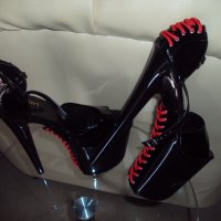 Обувки на висок ток , снимка 5 - Дамски обувки на ток - 41875046