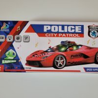 Полицейска кола със звук и светлина POLICE CITY PATROL, снимка 8 - Коли, камиони, мотори, писти - 40366552