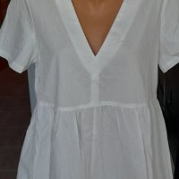 Бяла рокля на hm, снимка 2 - Рокли - 41410653