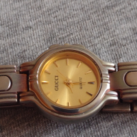 Марков дамски часовник GUCCI QUARTZ много нежен Фин дизайн - 22365, снимка 5 - Дамски - 36242594