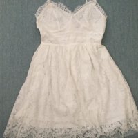 Бяла дантелена рокля кръщене , снимка 2 - Рокли - 40529341