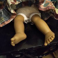 Реалистична  ретро целулоидна кукла, снимка 4 - Кукли - 38947882
