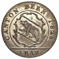 Монета Швейцария 1 Батцен 1826 г. Кантон Берн / 1, снимка 1 - Нумизматика и бонистика - 37915949
