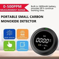 Нов Преносим детектор за въглероден окис CO аларма и измервател Безопасност , снимка 8 - Други стоки за дома - 41876512