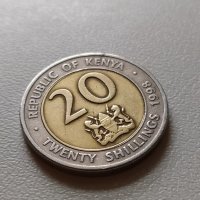 20 шилинга 1998 Кения, снимка 1 - Нумизматика и бонистика - 40184021