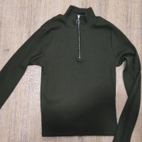 блузка с цип, снимка 5 - Блузи с дълъг ръкав и пуловери - 39965325