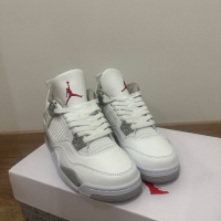 Jordan 4 “white oreo”, снимка 2 - Маратонки - 44673771