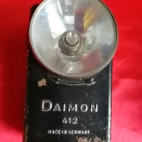 WW2  Немски Военни Фенерчета DAIMON ,Вермахт, Батерия, снимка 3 - Антикварни и старинни предмети - 36062678