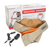 Шиацу масажор 3D с 16 масажни глави за Врат и Гръб и ръкохватки, снимка 6 - Масажори - 36168894