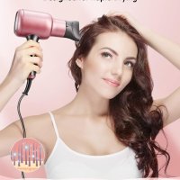 Мощен йонен сешоар stylocks 2200W йонен сешоарс дифузер и концентратор, снимка 4 - Сешоари - 41904963