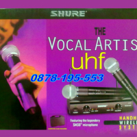 ДВА БЕЗЖИЧНИ МИКРОФОНА Shure-Sm58 Vocal artist Uhf в куфарче , снимка 2 - Микрофони - 36273033