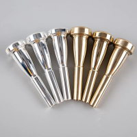 Професионален мундщук за Б Тромпет Злато 3C/5C/7C Brass Trumpet Mouthpiece Small Mouth for Bach , снимка 1 - Духови инструменти - 30986094