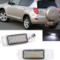 LED Плафони За Регистрационен Номер За:Toyota Rav 4;Harrier;Hiace;Highlander;Kluger;Land Crusier, снимка 1 - Аксесоари и консумативи - 42181201