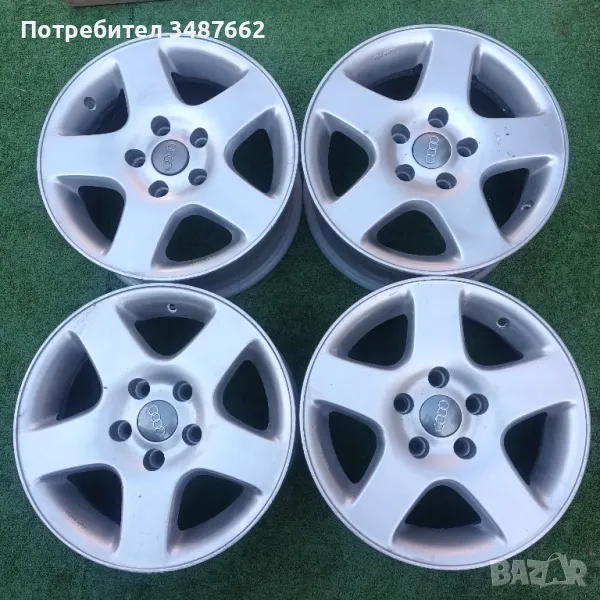 15цола за VW AUDI Skoda 5×112 ц.57.1мм ет 35 7J ×15 цола, снимка 1