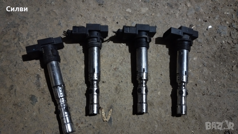 Оригинална запалителна бобина бобини Bosch 0986221047 за ВАГ 1,2 Поло 4 Сеат Ибиза 3 Фабиа 1.2, снимка 1