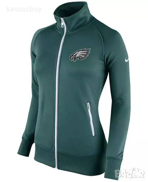 nike women's philadelphia eagles - страхотно дамско горнище КАТО НОВО ХС, снимка 1
