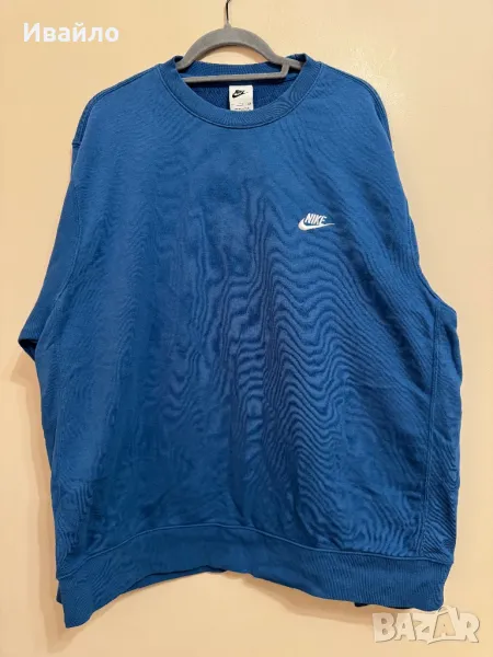 Nike Hoodie M Nsw Club Crw Ft Blue., снимка 1