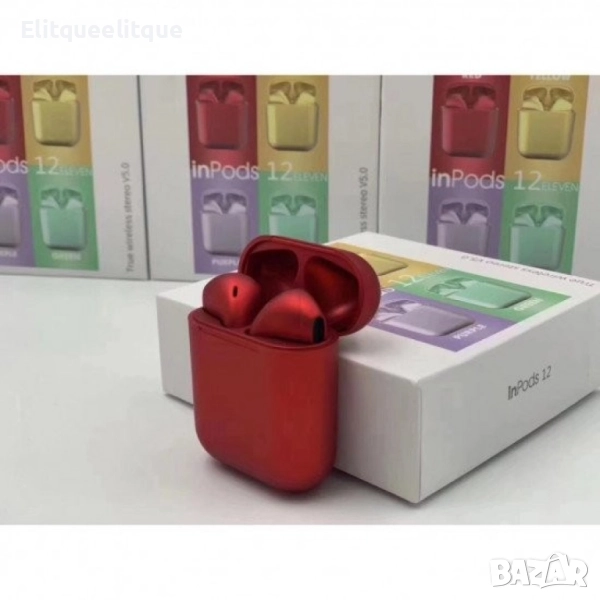 Безжични слушалки InPods 12, снимка 1