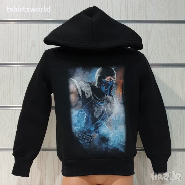 Нов детски суичър с дигитален печат героя от Mortal Kombat - Sub Zero (Суб Зиро), MK, снимка 1