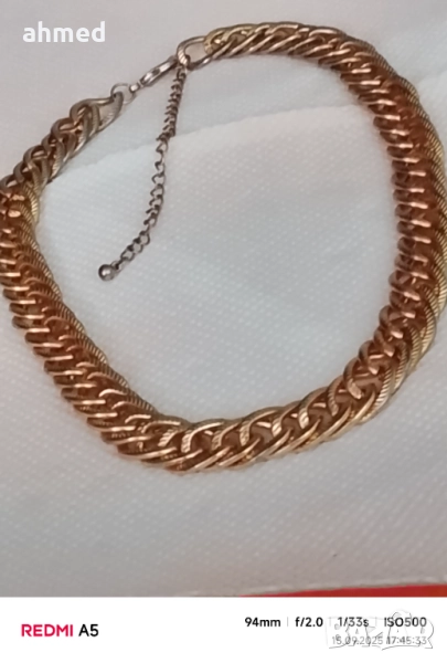 Красив стар позлата ланц позлатан, снимка 1