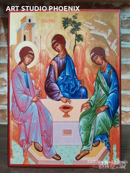 Икона на Светата Троица icona Svetata Troica, снимка 1