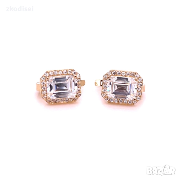 Златни обеци 4,28гр. 14кр. проба:585 модел:33676-2, снимка 1