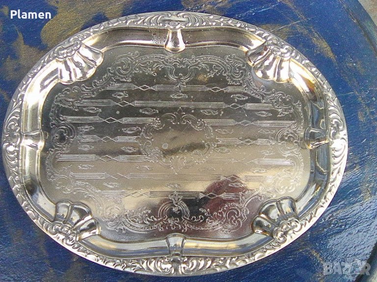 Метален поднос за чаши, снимка 1